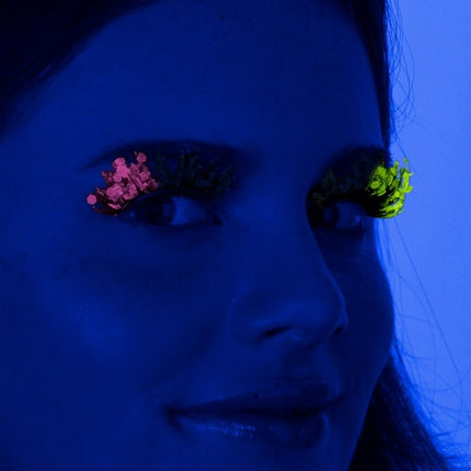 PXP Fake Lashes Glitter UV Grün/Hotpink Barranquilla