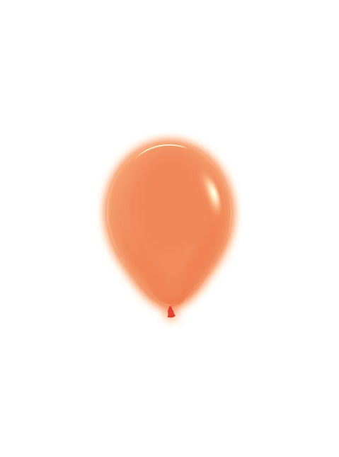 Ballons Neon Orange 12cm 50Stk