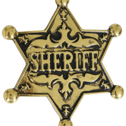 Abzeichen Gold Sheriff
