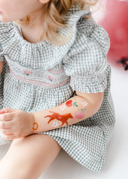 Pferd Fake Tattoos
