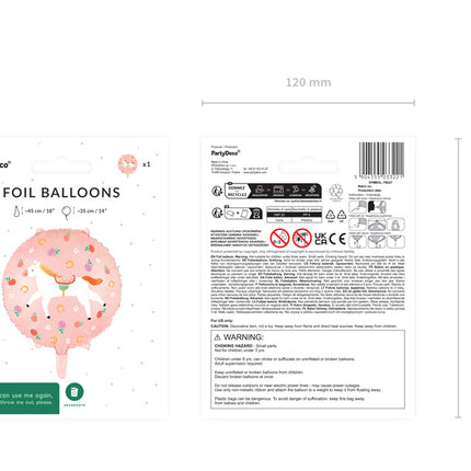 Pferd Helium Ballon Leer 45cm
