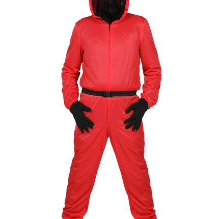 Tintenfisch Spiel Kostüm Rot Kind Dreieck