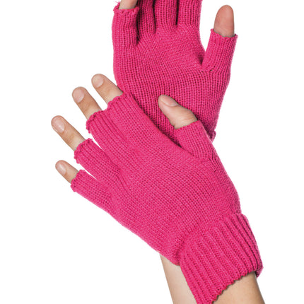 Neon Rosa Handschuhe Fingerlos