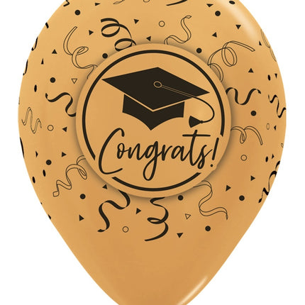 Ballons Congrats Graduation Mix 30cm 25pcs
