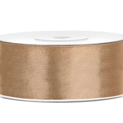 Satinband Gold 25mm 25m