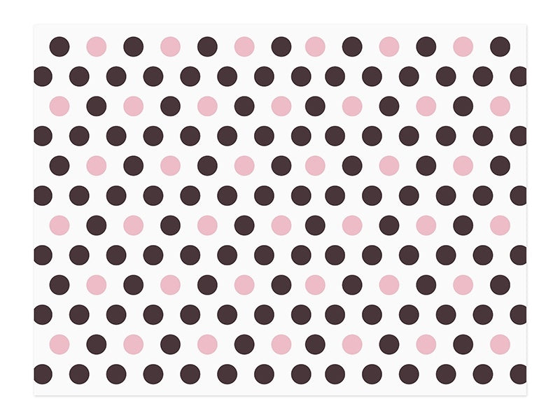 Platzsets Rosa Schwarz 40cm 6Stück