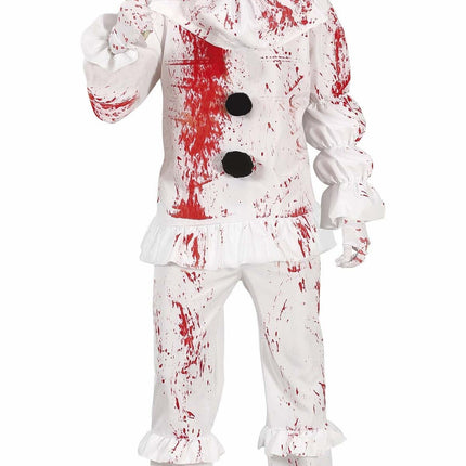 Clown Halloween Kostüm Männer blutig