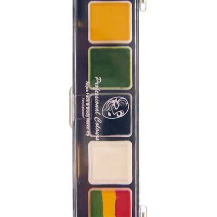 PXP 5 X 3 und 1 X 6gr Rasta Farben Palette mit Pinsel <tc>Größe</tc> 25 reguläre Farben und 1 Splitcake.