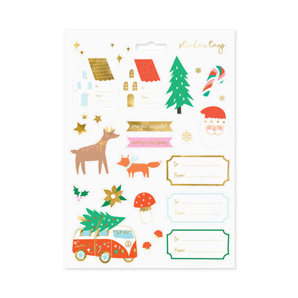 Geschenkaufkleber Weihnachten