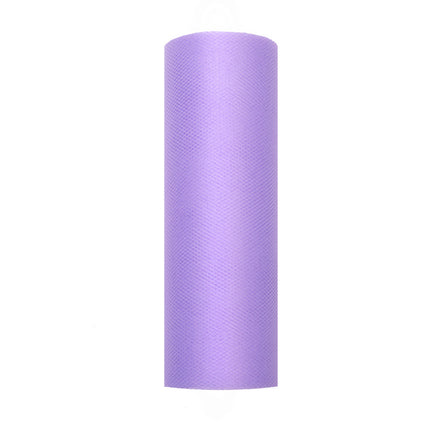 Fliederfarbene Tüllrolle 15cm 9m