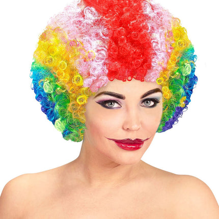 Bunte Perücke Clown