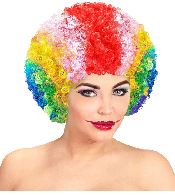 Bunte Perücke Clown