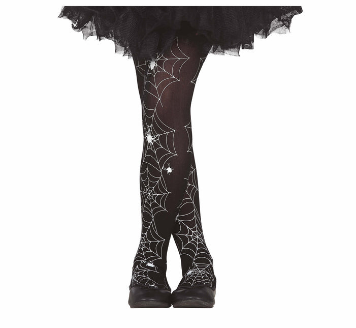Halloween Legging Spinnennetz Kind