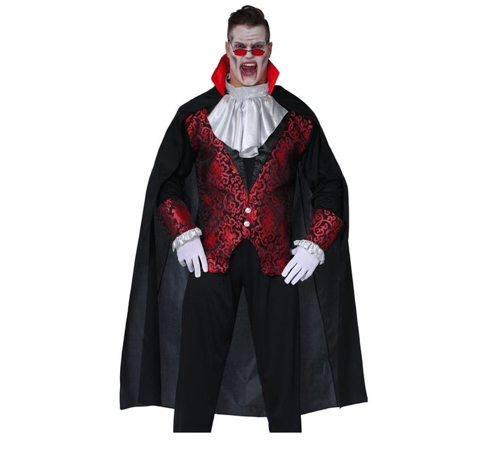 Halloween Schwarzes Cape 1,4m