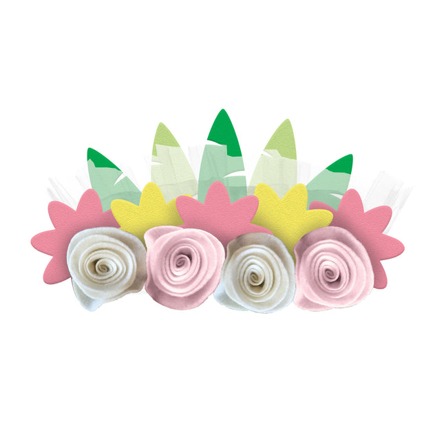Stirnbänder Pferde Blumen 4Stück