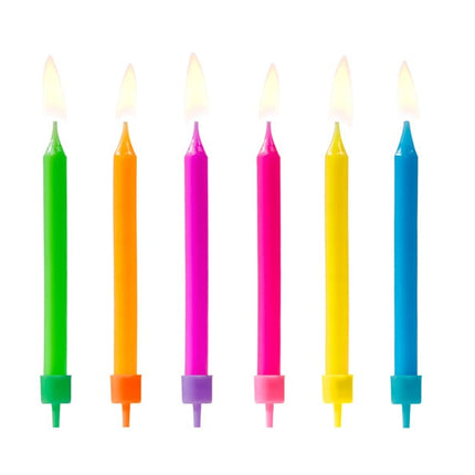 Kerzen Bunt 6,5cm 6Stk
