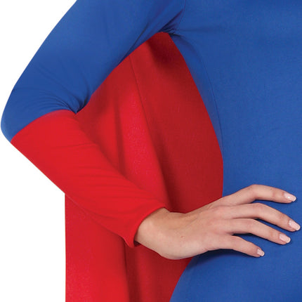 Supergirl Kostüm Blau Damen