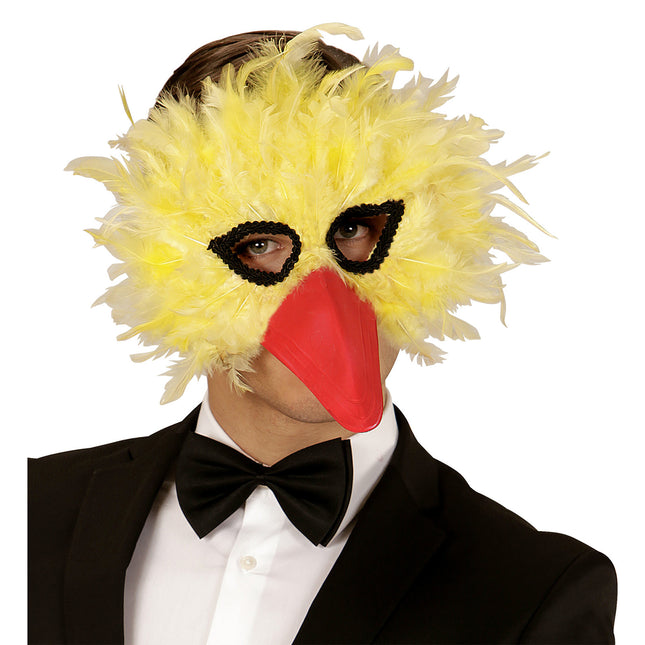 Vogelmaske Gelb