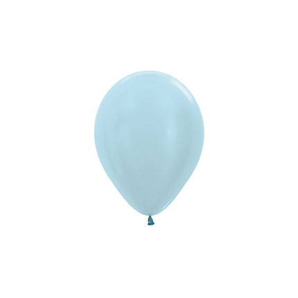 Ballons Perlblau 12cm 50Stk