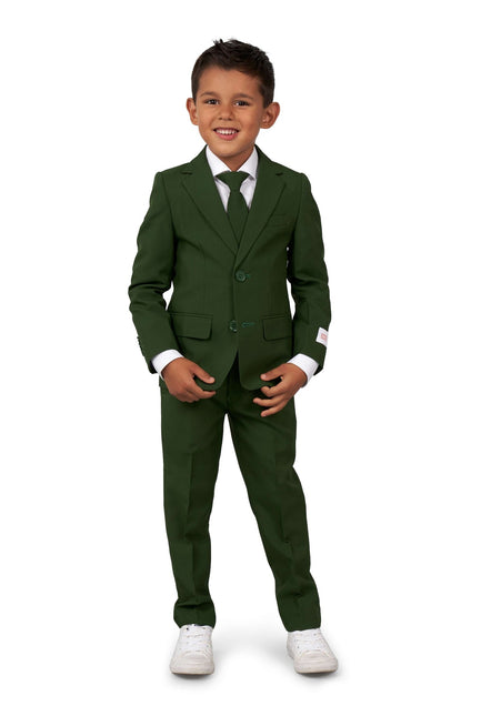 Dunkelgrüner Anzug Junge <tc>OppoSuits</tc>