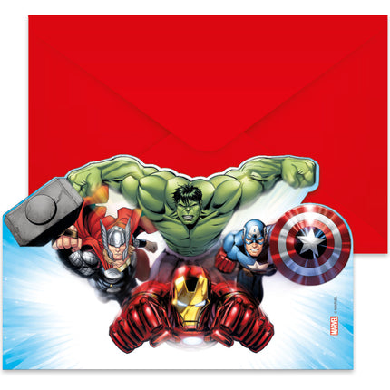 Avengers Infinity Stones Einladungen 6 Stk.