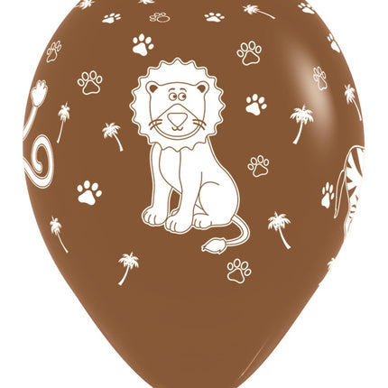 Ballons Dschungel Tiere Mix 30cm 25Stk