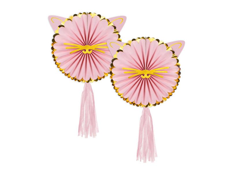Katze Rosette 26cm 2Stk