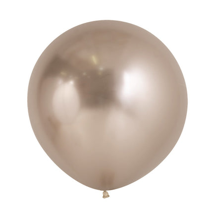Ballons Reflex Champagner 61cm 3Stück