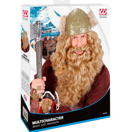 Blonder Fake-Bart lang