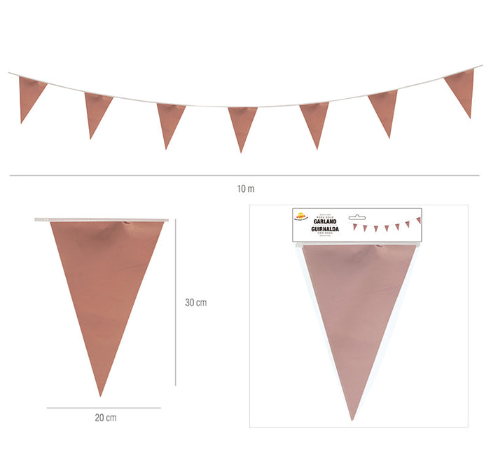 Rose Gold Flagline 10m