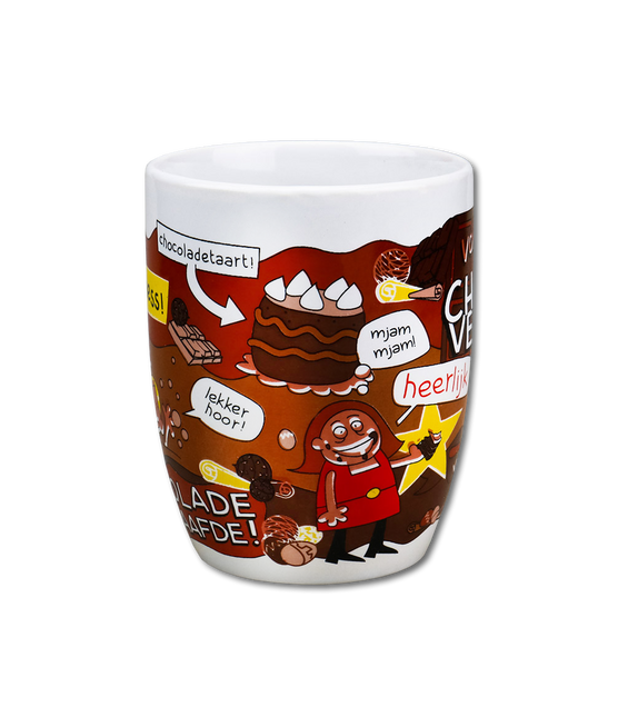 Becher Schokoladensüchtig 12cm