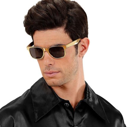 Goldene Brille