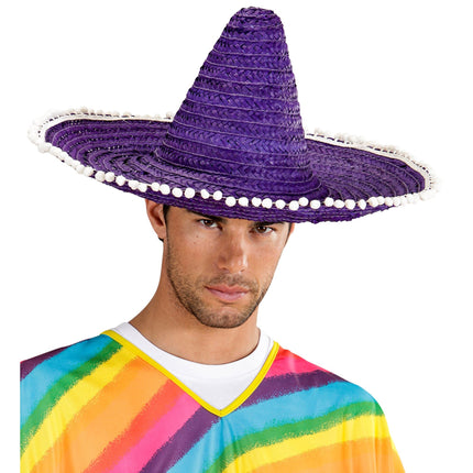 Blau Lila Sombrero 50cm