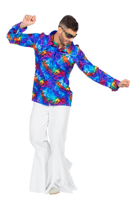 Disco Bluse Farbig