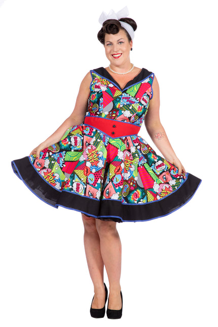 Pop Art Kleid Damen Pop Art