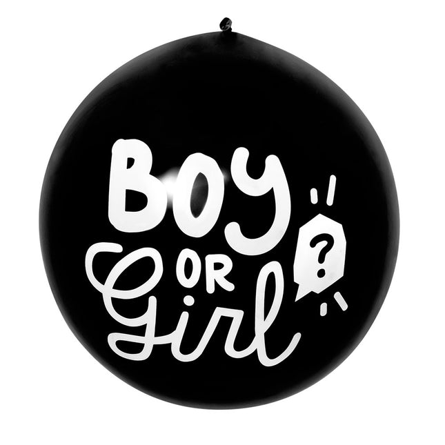 Gender Reveal Konfetti Ballon Mädchen 60cm