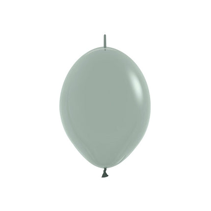 Ballons Pastell Dämmerung Lorbeer Grün 15cm 50Stk.