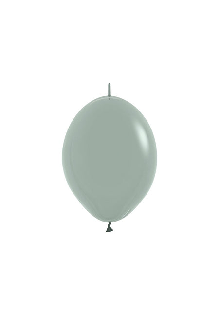 Ballons Pastell Dämmerung Lorbeer Grün 15cm 50Stk.