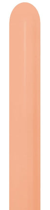 Modellierballons Peach Blush 7.6cm 152cm 50Stk.