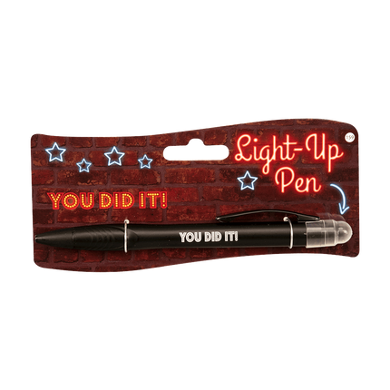 Leuchtender Stift Du hast es geschafft! 15cm
