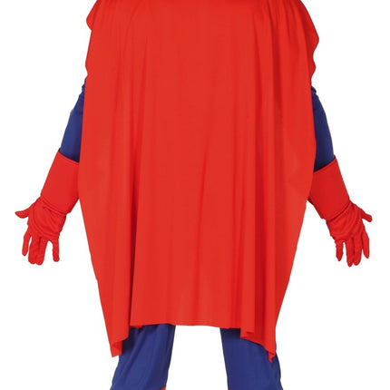 Superhelden Kostüm Blau Rot