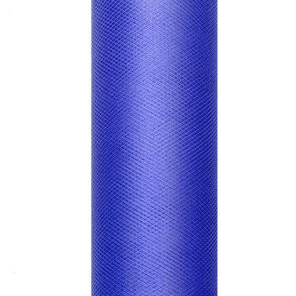 Dunkelblaue Tüllrolle 15cm 9m