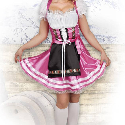 Dirndlkleid Oktoberfest Rosa
