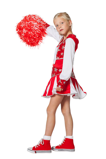 Cheerleader Anzug Rot Kind