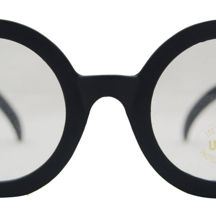 Brille Rund Schwarz