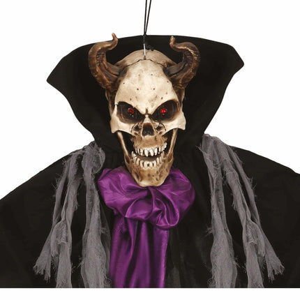 Halloween Hängende Dekoration Dämon mit Licht 1,5m