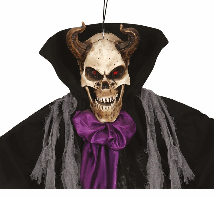 Halloween Hängende Dekoration Dämon mit Licht 1,5m