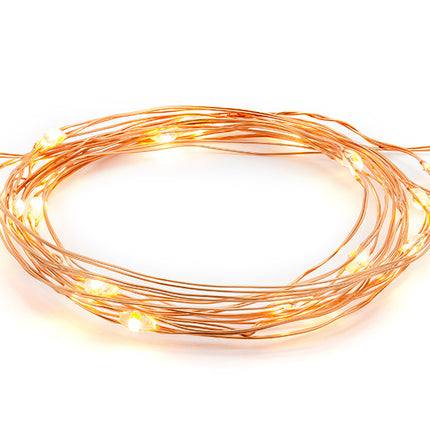 Lichtgirlande LED Kupfer 1,9m