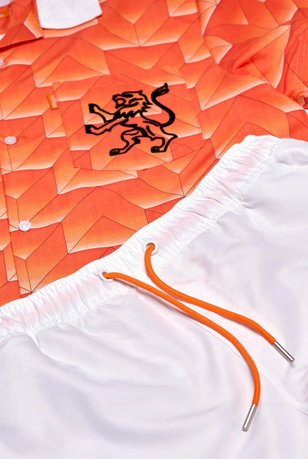 Orangefarbenes Fußballtrikot Europameisterschaft 1988 <tc>Opposuits</tc>