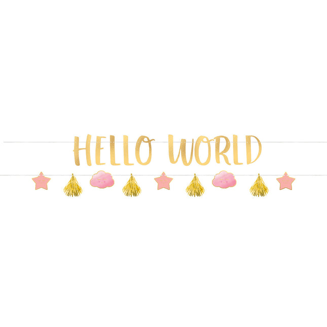 Briefschlinge Hello World Girl 1.7m